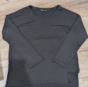 Banana Republic Long Sleeve Stretchy Soft Black Top